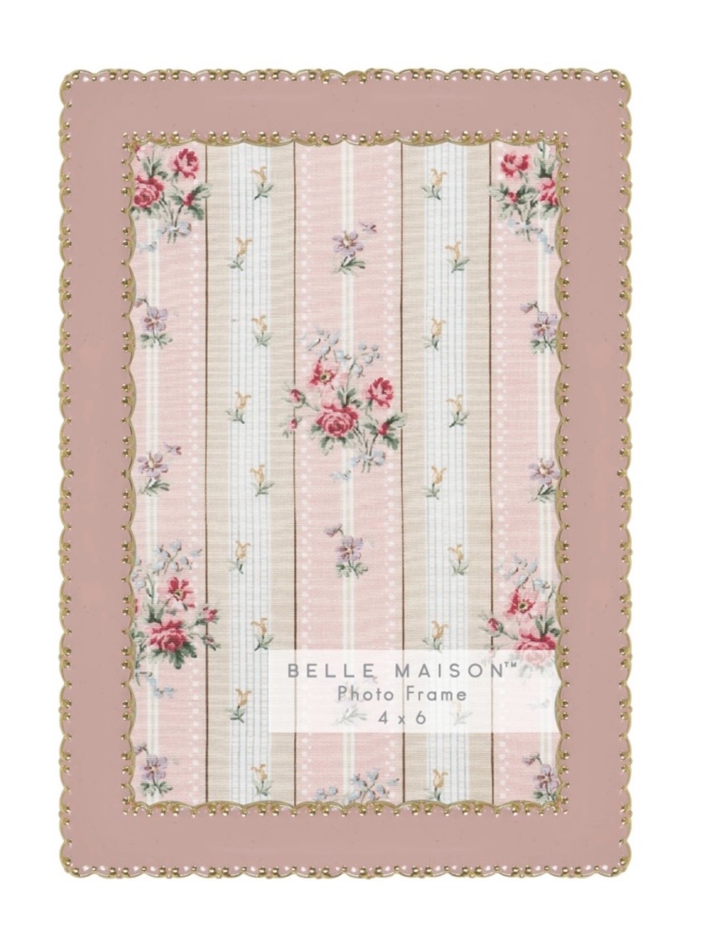 Pink Floral Photo Frame - 4x6